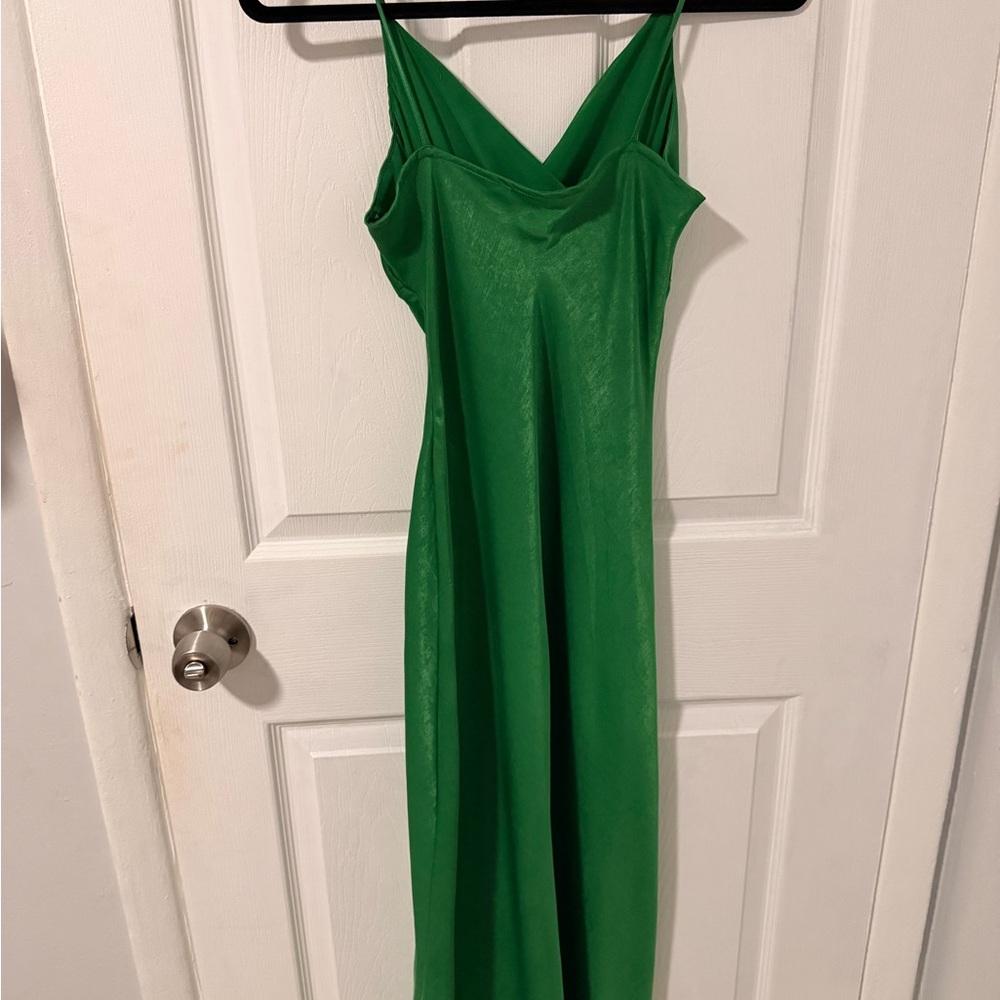 Zara Vibrant Green Maxi Dress